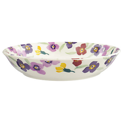Emma Bridgewater Wallflower Pasta Bowl, Multi, Dia.23cm Emma Bridgewater Wallflower Pasta Bowl, Multi, Dia.23cm